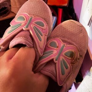 Toddler kids butterfly sneakers
